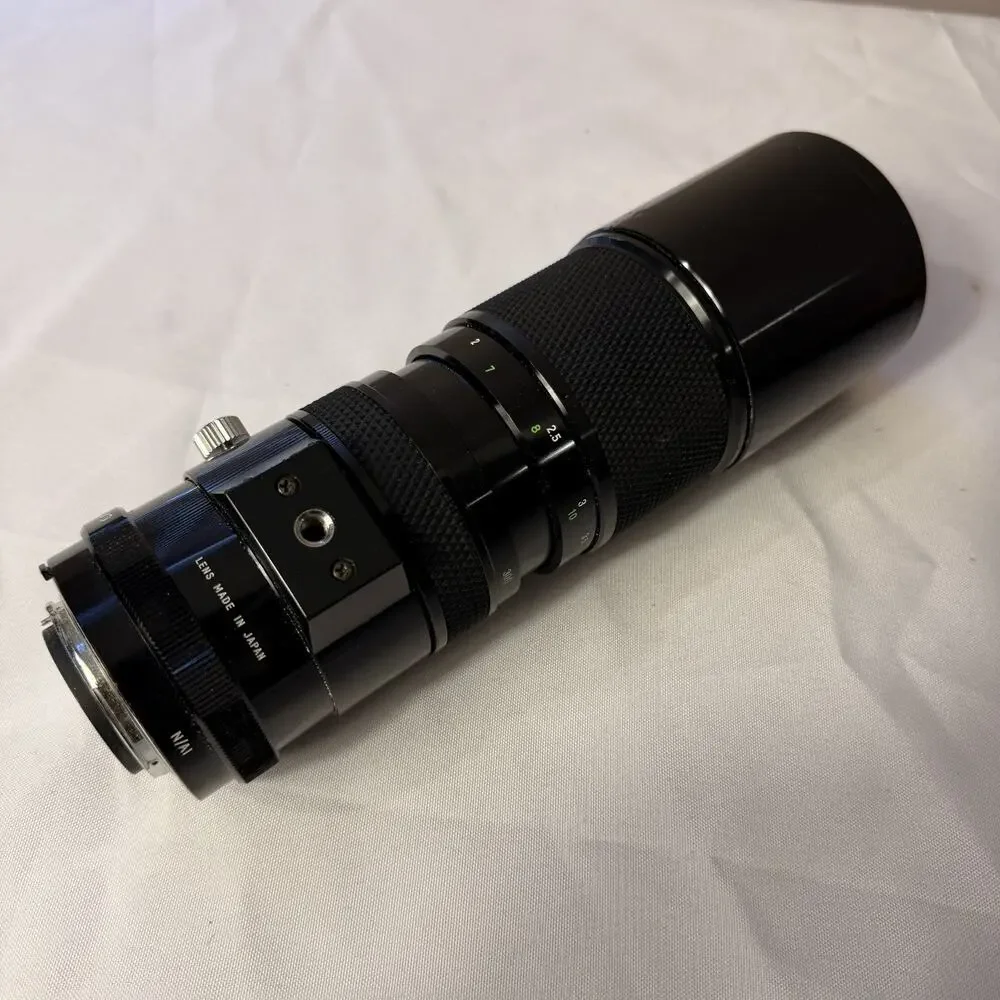 Soligor Vtg, 100-300mm F5 Zoom Lens: UV, Nikon Mount, Case, Japan, Excellent